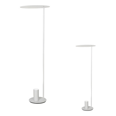 Lampara De Pie Reflex Blanco 1xgu10 Alto 1.37m Blanco