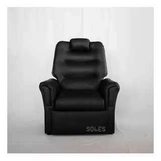 Sillon Reclinable Relax Eco Cuero Negro Hot Sale Plan 12/18