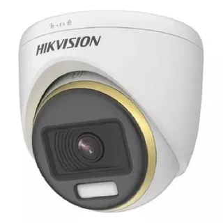 Camera Dome Colorvu Hikvision 1080p Externo 20mts Metal