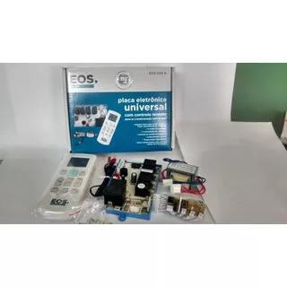 Kit Controle Remoto C/ Placa Ar Condicionado Split Universal