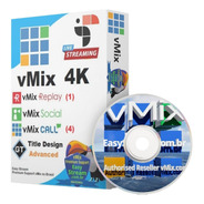Vmix 4k Oficial Em 12 X  - Streaming E Live 