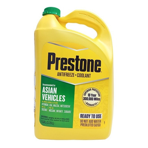 Anticongelante Prestone Verde Galon (37.8l)vehiculo Asiatico