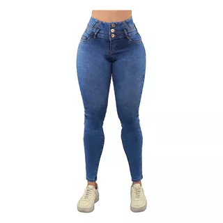  Jeans Dama Pantalones  Mujer Cintura Levanta Pompa