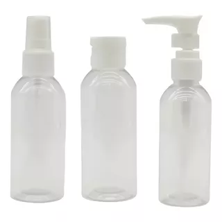 Kit De Frascos Para Viagem Creme Cosméticos Shampoo Pote