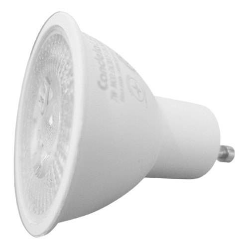 Pack X10 Lampara Led Dicroica Par16 7w Luz Cálida 38º Candela