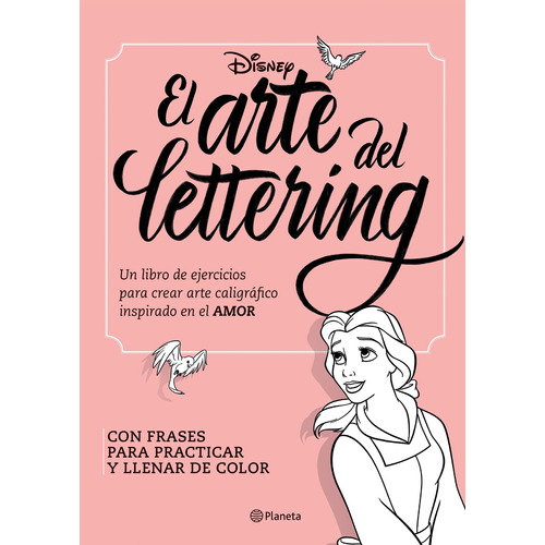 El arte del lettering. Amor, de Disney. Serie Disney Editorial Planeta México, tapa blanda en español, 2021