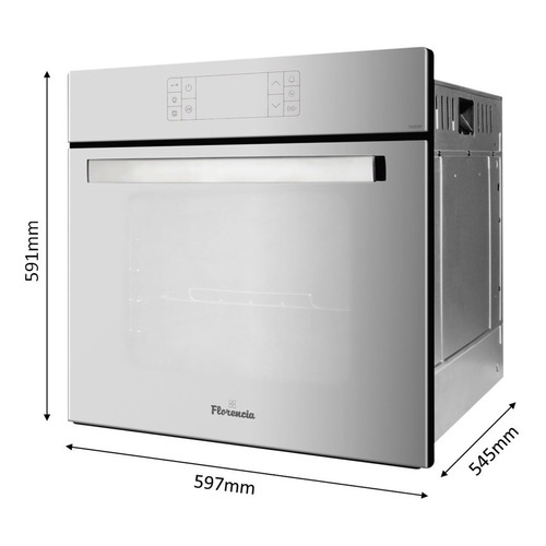 Horno empotrable eléctrico Florencia 7889F 63L acero inoxidable 220V