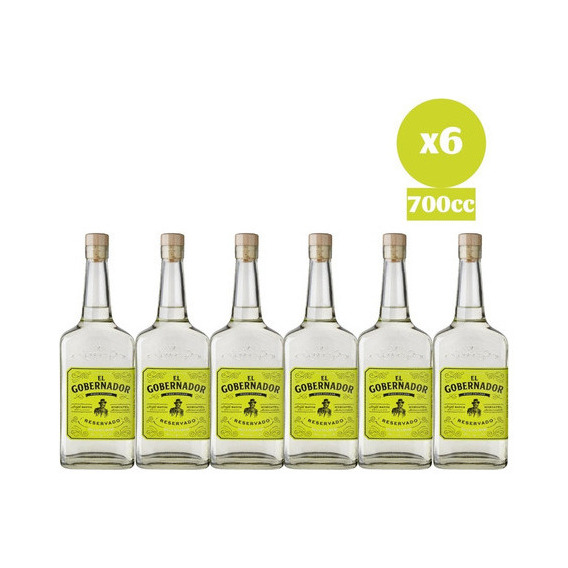 Pack 6x Pisco El Gobernador Reserva 40° Miguel Torres