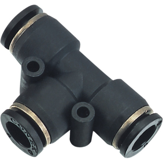 Conector Automático T (tee) Para Tubo De 6 Mm