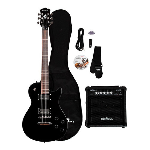 Pack De Guitarra Electrica Washburn Win14b Pack
