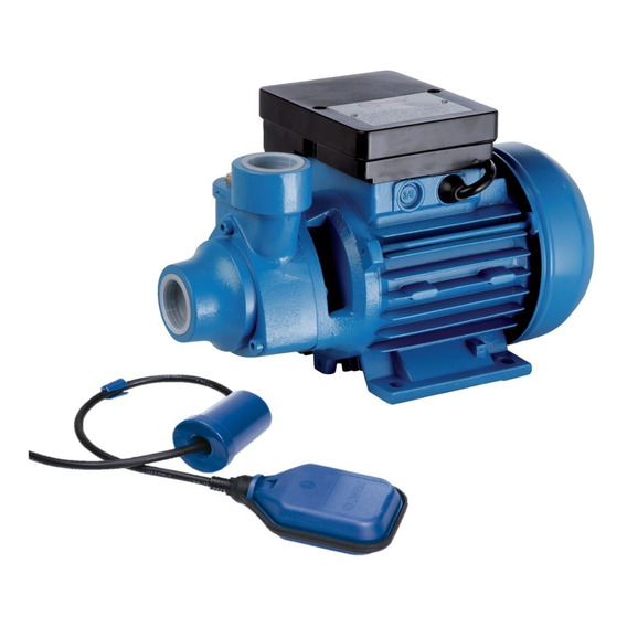 Bomba De Agua Elevadora Periferica 1/2 Hp Con Flotante 28mts Color Azul Fase eléctrica Monofásica Frecuencia 50