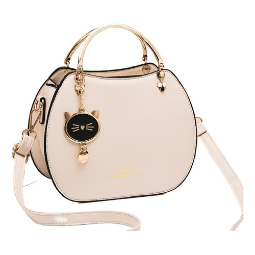 Bolso De Hombro Pequeño Y Bonito Para Mujer Color Beige