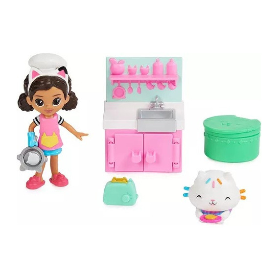 Figura Gabby Dollhouse Gabby Lunch & Munch + Accesorios