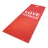 Colchoneta De Entrenamiento Yoga Mat 4mm Love Fitness Reebok Color Rojo