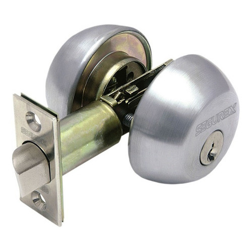 Cerrojo De Seguridad Derecho Cromado Mate B352 Schlage Color Plateado