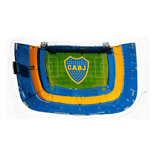 Toallon Boca Juniors Estadio 110 X 170 Cm Estilo Blanco Color CONSULTE