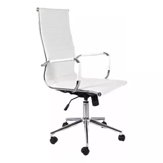 Silla De Escritorio Oficina Ergonómica Ecocuero Meihome 