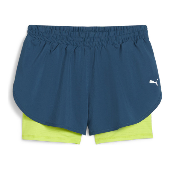 Shorts Puma Favorite Woven, Color Azul Marino Mujer