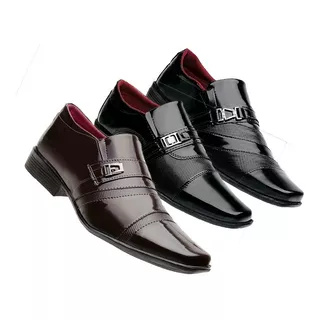 3 Pares De Sapato Social Masculino 03/38/39 Frete Grátis