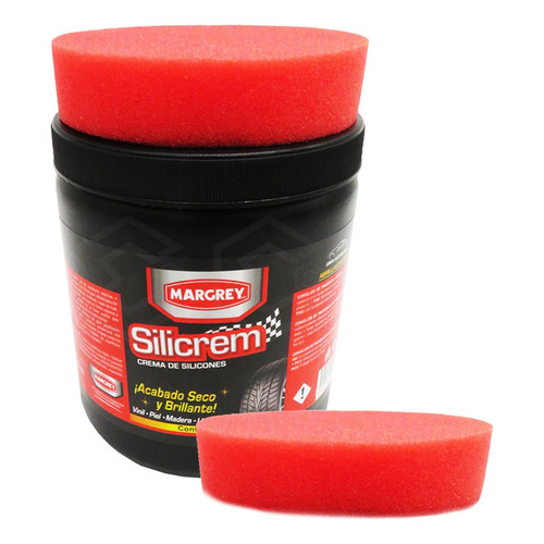 Silicrem 1lt Crema Silicones Tablero Llantas Abrillantador Color Blanco