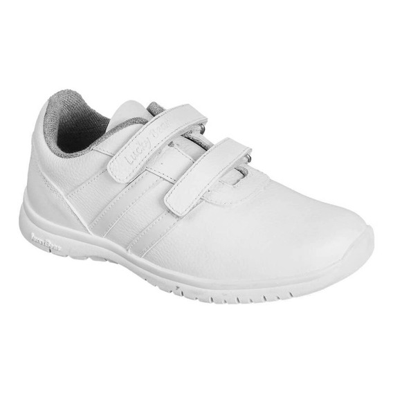 Zapatillas Escolar Pega Lucky Bear Escolar 409-pe Blanco