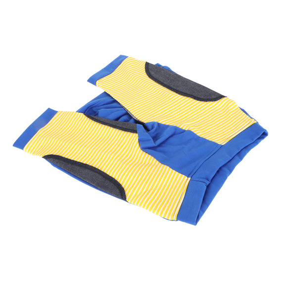 Camisetas Cortas Para Perros Grandes, A Rayas Amarillas Y Bl