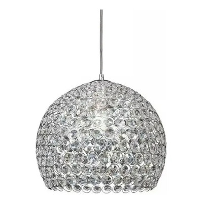 Colgante 3 Luces Copen Gala S Esfera Cristal Cairel Apto Led Cromo