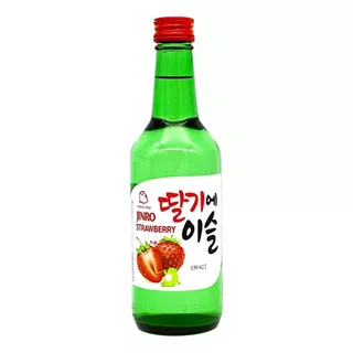 Soju Coreano Morango Jinro Com 12,8% Alcool