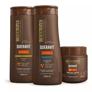 Kit Queravit (250ml/g) Shampoo, Condicionador E Máscara