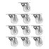 Casters 10pcs White Pp Universal Wheels Replacement