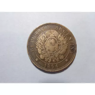 Moneda De 2 Centavos De Patacón 1896