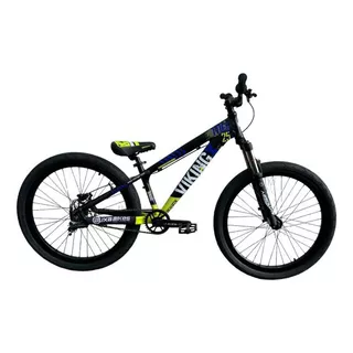 Bicicleta Vikingx Tuff 25 Dj/grau/wheeling Single Preta/azul