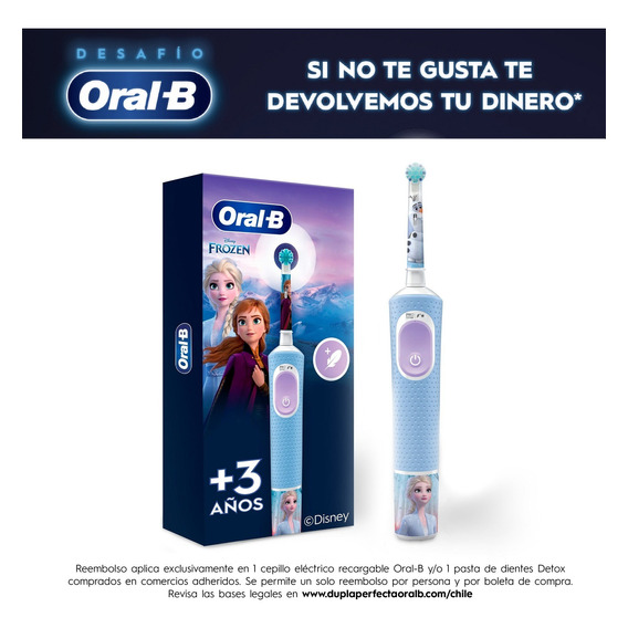 Cepillo De Dientes Eléctrico Infantil Oral-b Disney Frozen