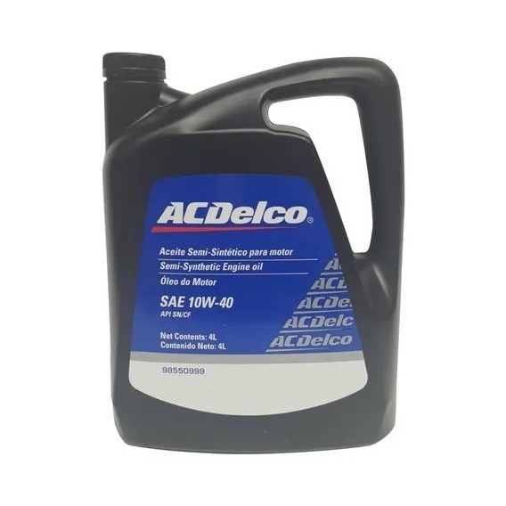 Aceite 10w40 Acdelco 4 Lts