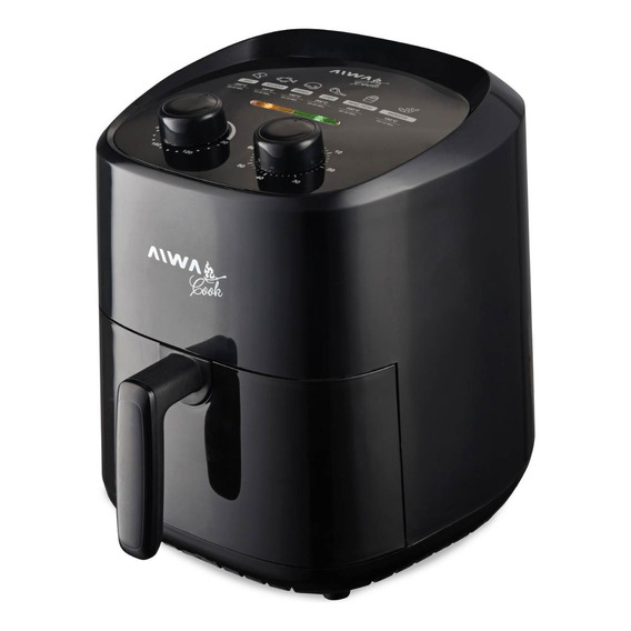 Freidora De Aire Aiwa Fa35 - 3,6l - 1400w - 360°c Color Negro