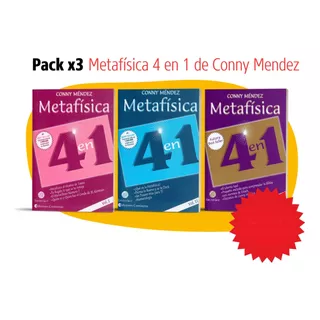 Pack 3 Libros De Metafisica 4 En 1 De Conny Mendez 20% Dto.