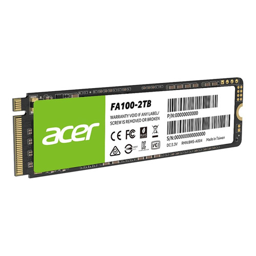 Unidad De Estado Sólido Acer Fa100 M.2 2tb Pci-e 3x4 /vc