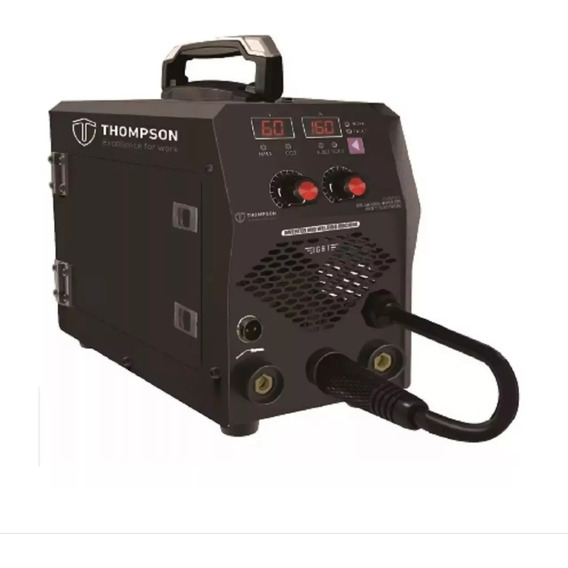 Soldadora Inverter 160a Mig/mma Thompson Color Negro