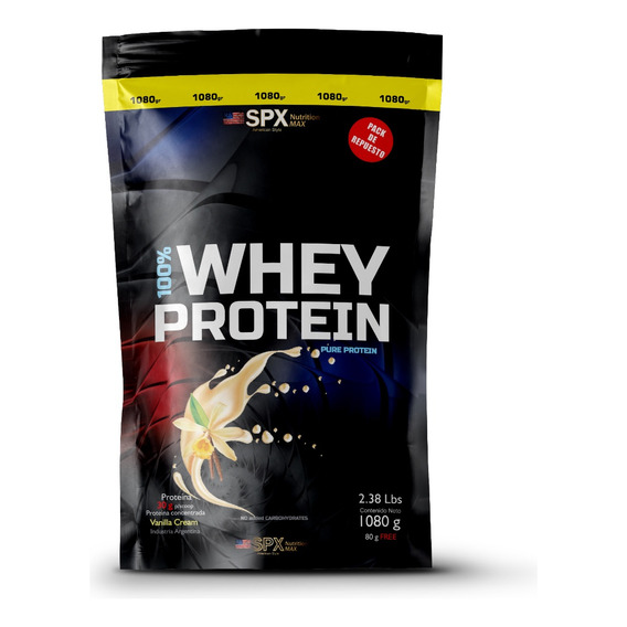 Suplemento En Polvo Spx Nutrition Max 100% Whey Protein Proteína Sabor Vainilla Ice Cream Sachet 1080g