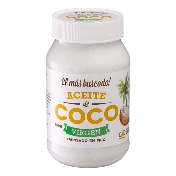 Aceite de Coco Virgen God Bless You 500 Ml