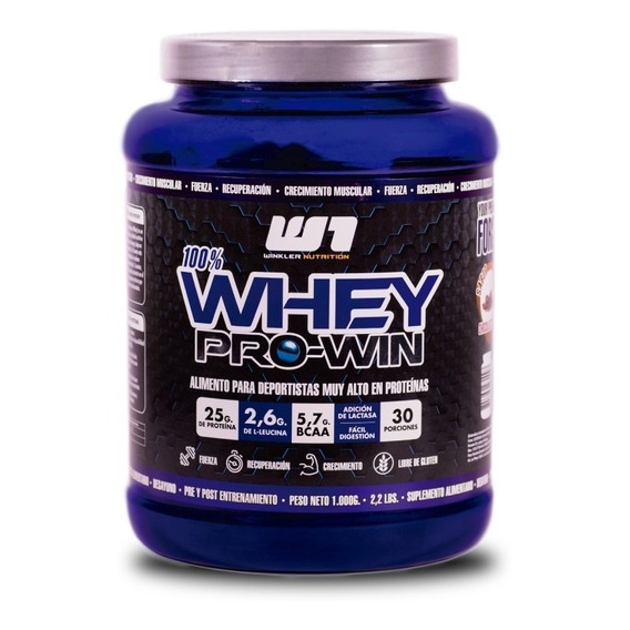 Proteina Whey Pro Win 1 Kg. Winkler Nutrition Sabor Chocolate suizo