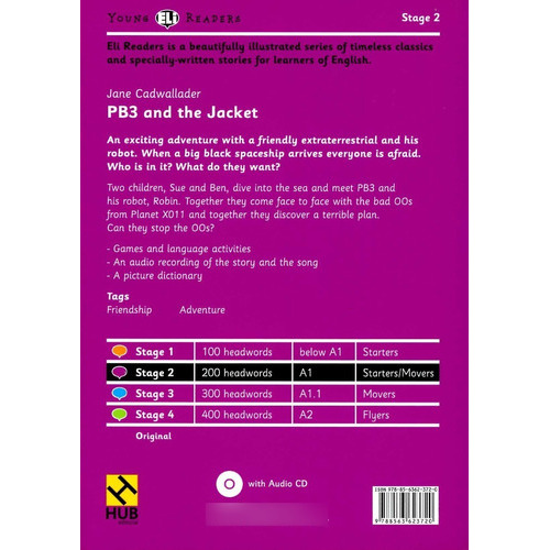 Pb3 And The Jacket With Audio Cd - Hub Stage 2 *n/e*, De Cadwallader,jane. Editorial Hub En Inglés