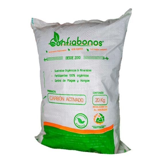 Carbón Activado 20kg - Confiabonos