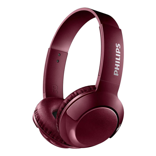 Audífonos inalámbricos Philips BASS+ SHB3075 SHB3075 rojo