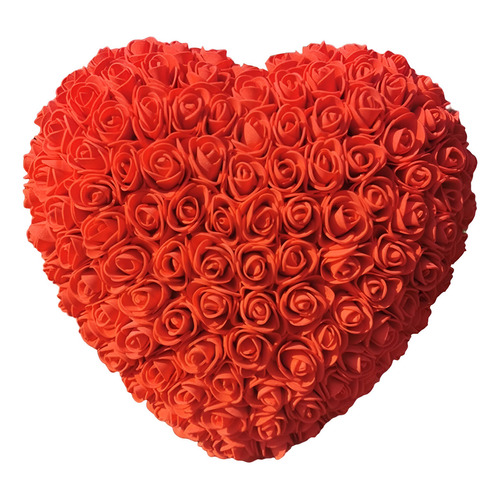 Arreglo Flores Rosas Peluche Corazón Rojo Detalle