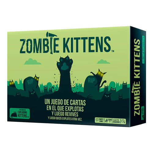 Zombie Kittens Juego De Mesa - Español