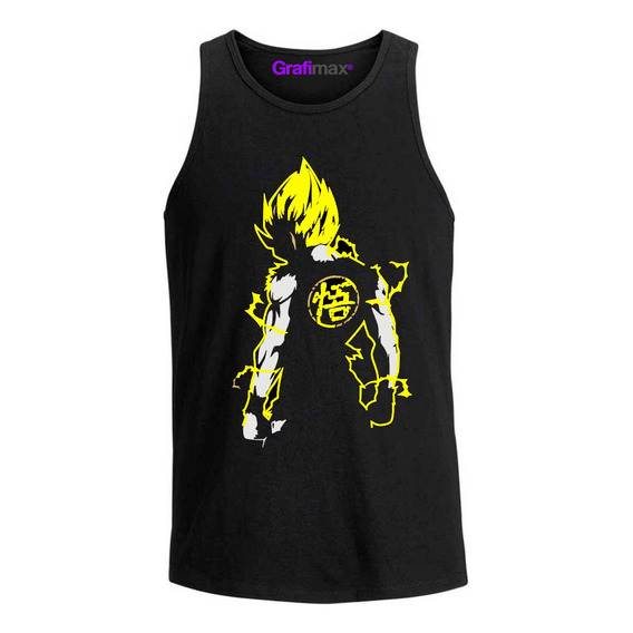 Polera Goku Dbz Musculosa Sudadera Gym   Grafimax