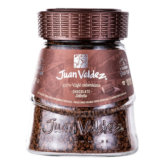 Café Liofilizado Juan Valdez Chocolate Selecto 95 Grs