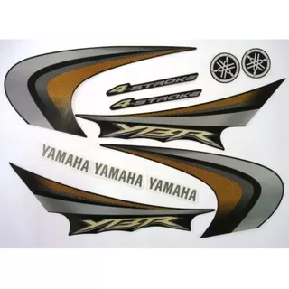 Kit Adesivo Jogo Faixas Yamaha Ybr 125 2007 Preta