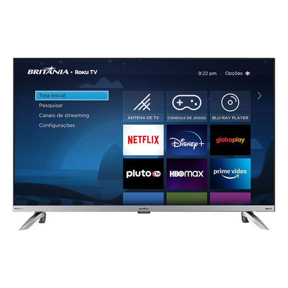 Smart Tv 32 Britânia Btv32g7pr2csblh Led Dolby Audio